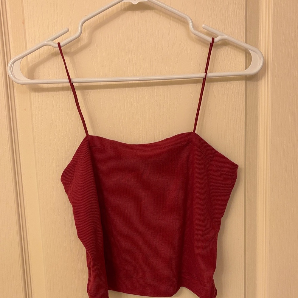 American Eagle Outfitters Red Tube Top